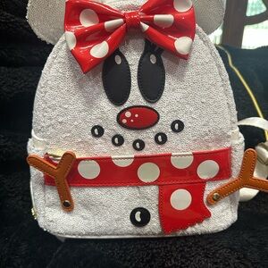 Loungefly White and Red Character Bag